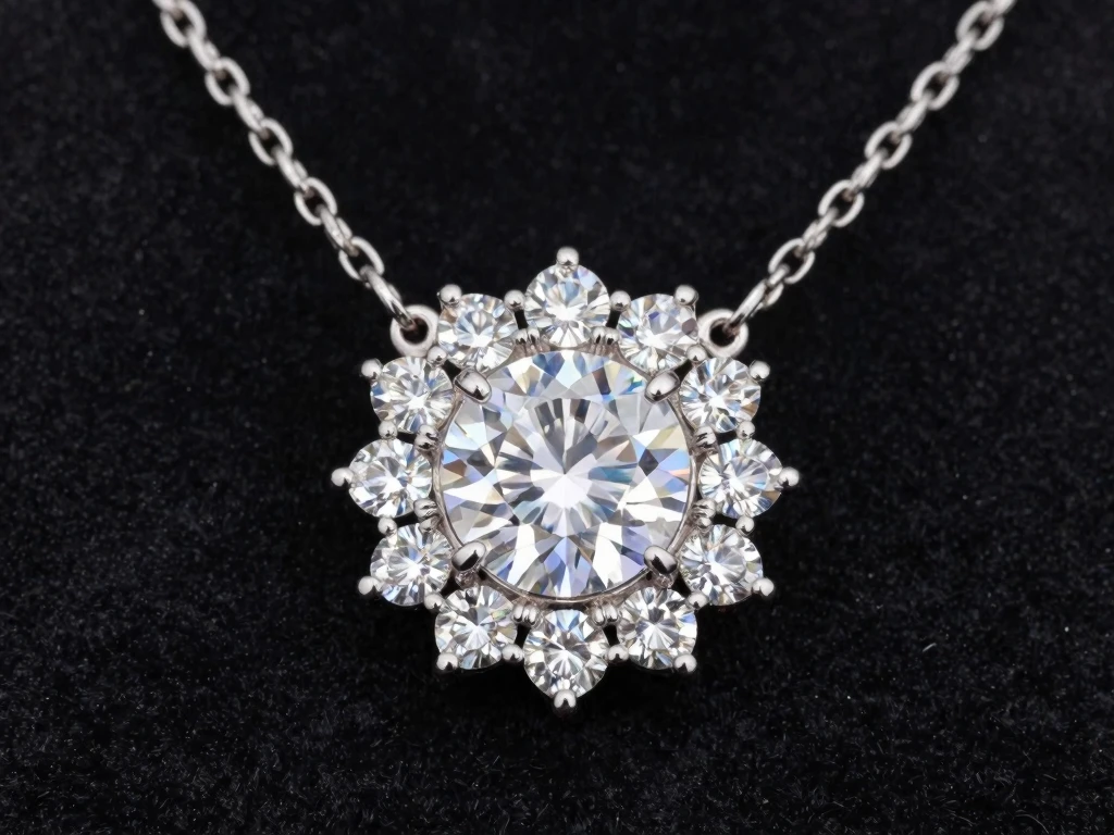 Celestial Diamond Necklace by Pluzarinwrthranu
